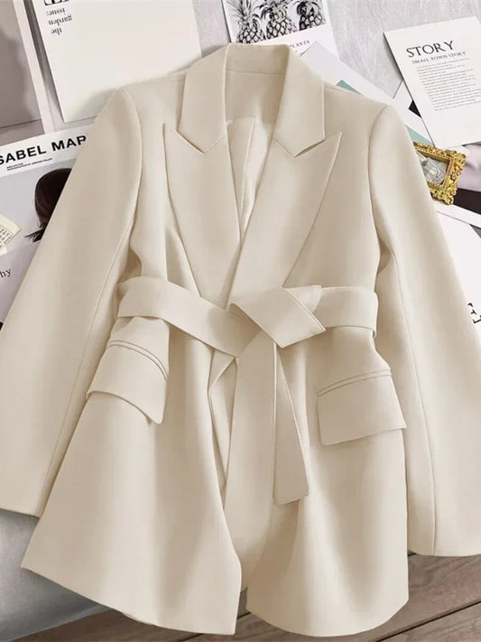 Blazer für Damen, Frühling und Herbst, neu in der Oberbekleidung, Bürodame, modische Blazer, lockere Passform, Damenbekleidung, Mäntel, Damenjacke