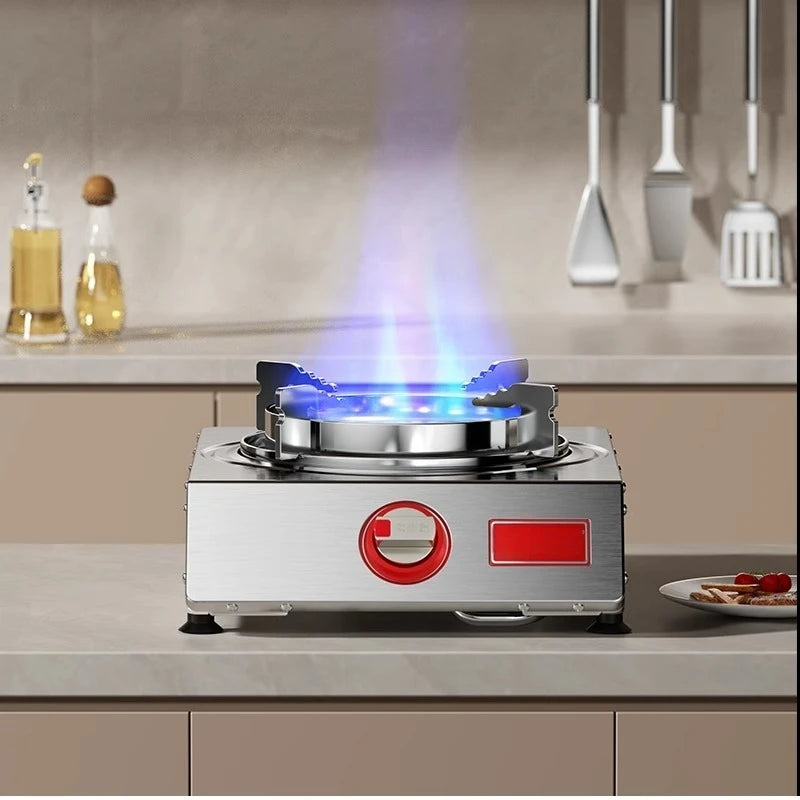 5.2KW Liquefied Gas Stove Range Single-range Energy-saving Flameout Protection Fierce Fire Stove.