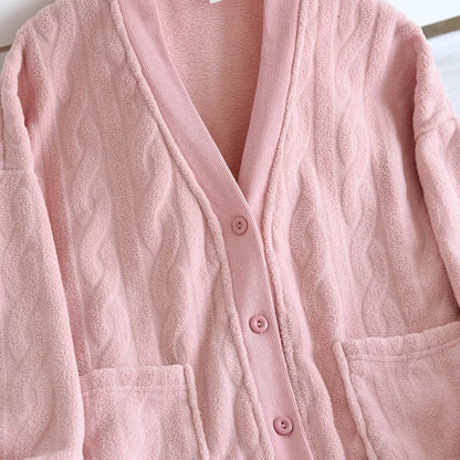 Neue herbst und winter paare pyjamas, lange-ärmeln hosen, flanell verdickung und samt hause service anzüge für männer und frauen.