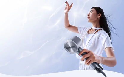 XIAOMI MIJIA High Speed Water Ion Hair Dryer H701,4 Temps & 3 Speeds,Professional 1600W Ionic Blow Dryers,110000 Rpm Fast Dry.