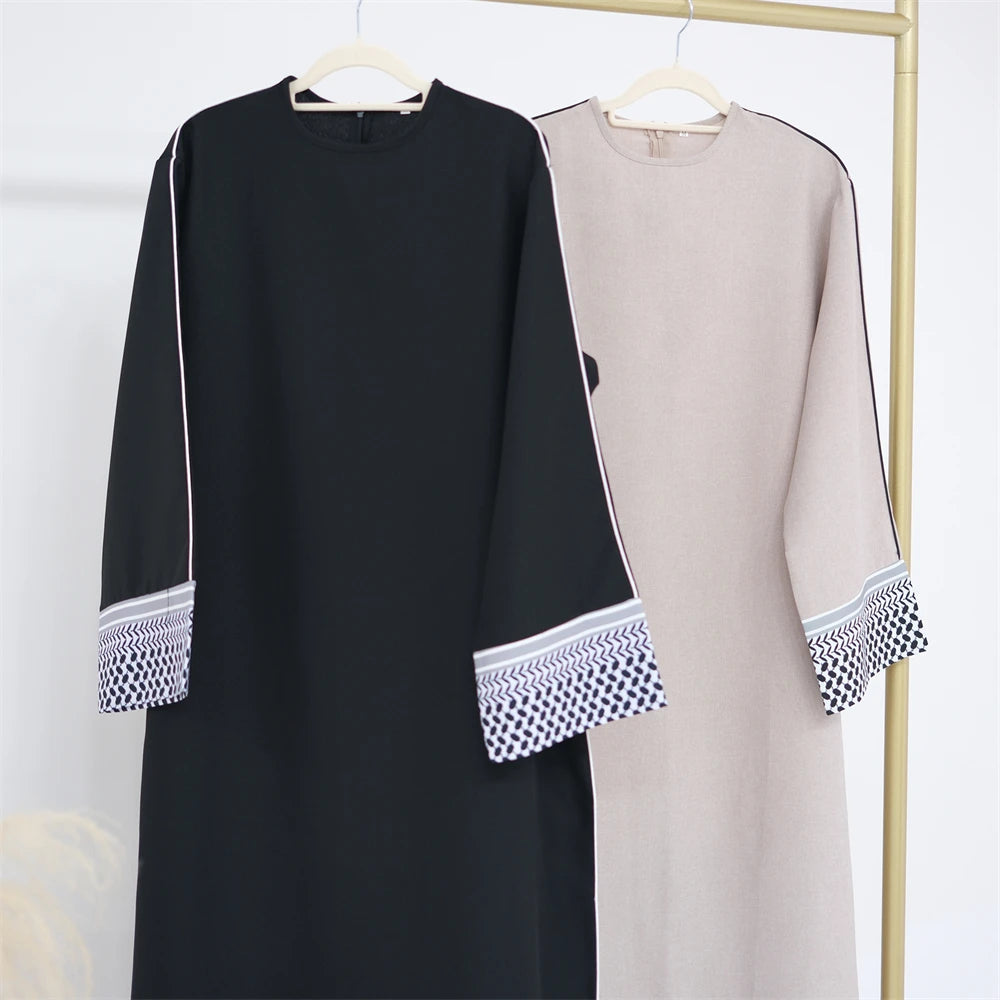 Ramadan Eid Plain Modest Abaya Dubai Muslim Islam Kaftan Dress Abayas For Women Kebaya Caftan Marocain Vestidos Robe Musulmane.