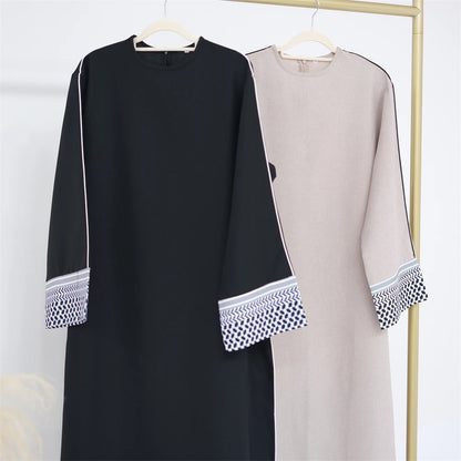 Ramadan Eid Plain Modest Abaya Dubai Muslim Islam Kaftan Dress Abayas For Women Kebaya Caftan Marocain Vestidos Robe Musulmane.