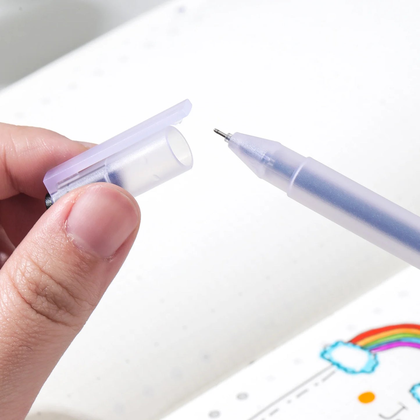 Deli 12 Teile/satz Gel Stift Schule Stifte Set Stift 0,5 MM Farbe Tinte Schreibwaren Student LieferungenWasser-basierte Stift Schreiben malerei Werkzeuge.