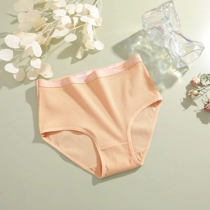 Women's Seamless Cotton Briefs Women Plus Size Panties Solid Color Breathable Underwear Female Low Waist Soft Lingerie S-XXL
