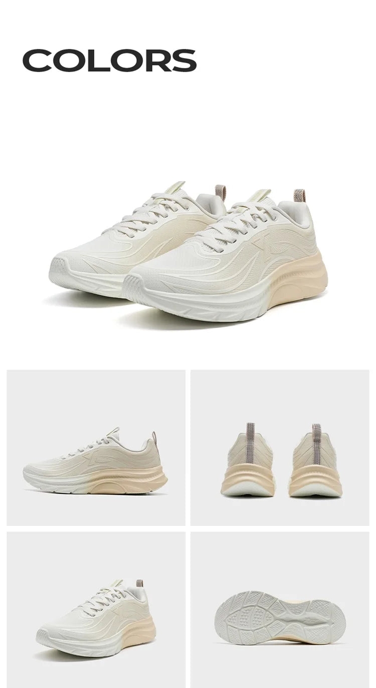 Xtep 299 Leather Running Streamline For Women 2024 Winter Running Shoes Leisure Training Sneaker(Suggest 1 size up) 876418110021