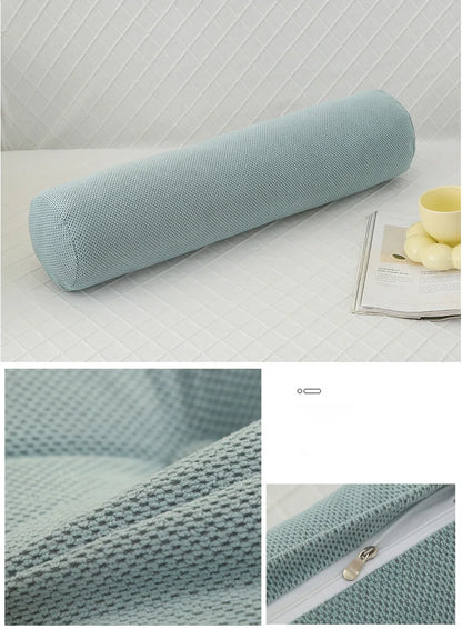 Body Pillow Pregnancy Pillows Chin Lumbar and Leg Support Stomach and Back Sleepers Adjustable Bendable Roll Pillow for Sleeping.