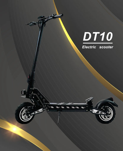 DriveTron DT10 Dual Electric E-Scooter 1400*2W Peak Power 48V20.8AH Battery 10‘’ City Tire Adult Electric Scooter