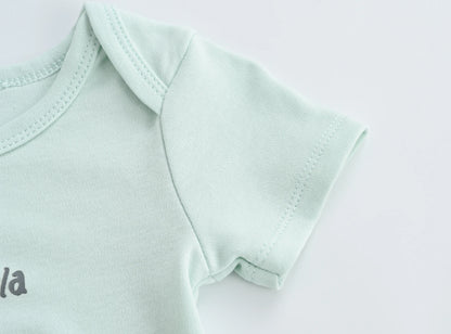 3 Teile/los Kavkas Baby Jungen Body Alpaka Design Baumwolle Kurzarm Oansatz Kleidung 0-12 Monate Kleinkind Kleidung.