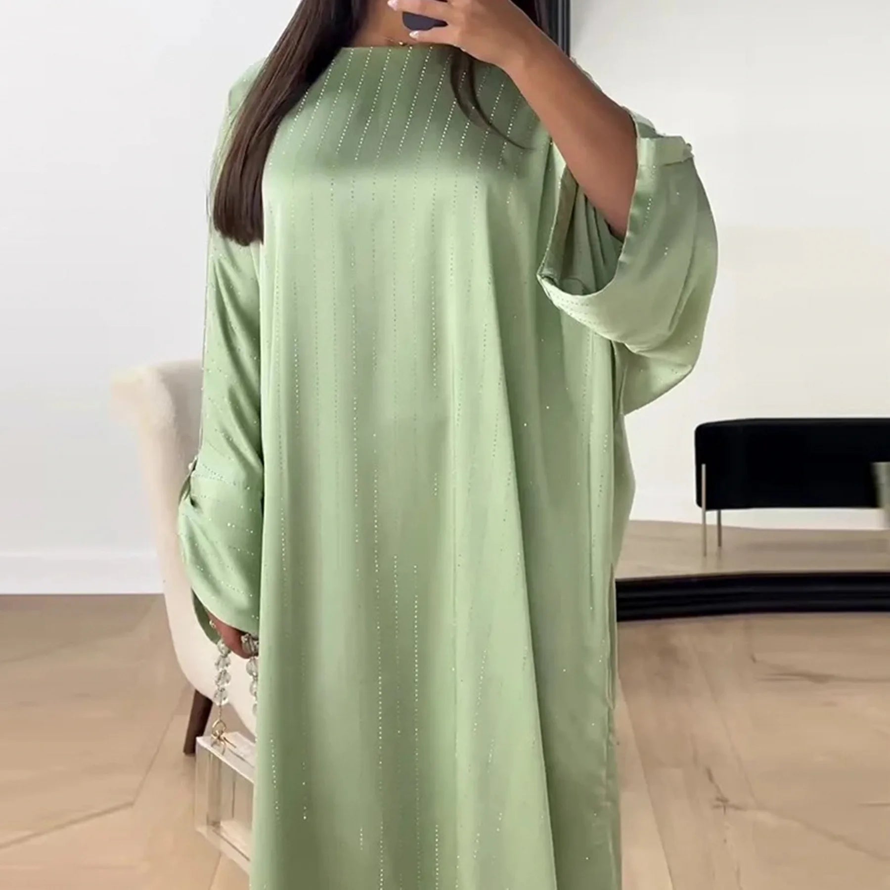 2024 Luxus Dubai Abaya Kleid für Muslimische Frauen Ramadan Eid Saudi-Arabien Party Jalabiya Kleidung Islamische Türkei Modest Lange Robe.