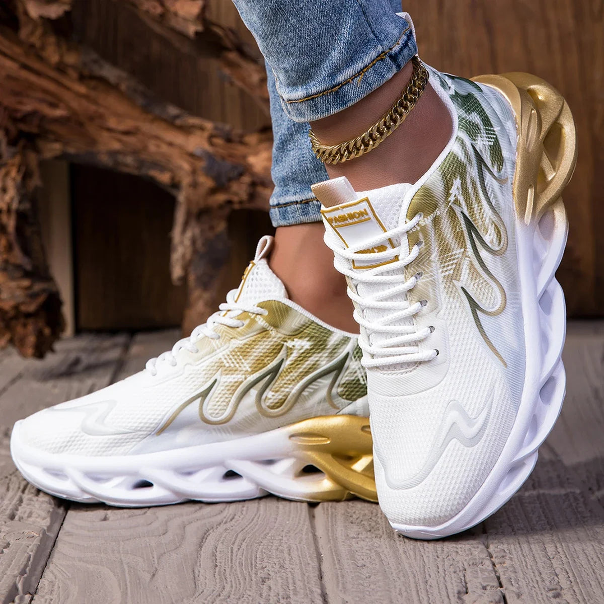 YRZL Womens Sneakers Lightweight Summer Woman Casual Sports Shoes Men Breathable Jogging Trainers Walking Tenis Ladies Shoes.