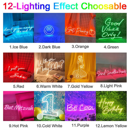 Custom Led Name Sign Gift for Kid Custom Name Signs Teenage Gift Led Neon Sign for Wall Decor Bedroom Decor Personalized Gifts.