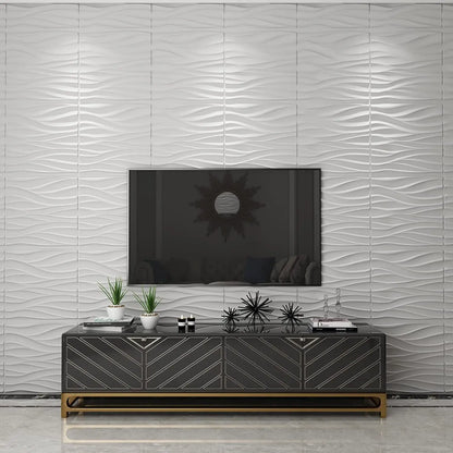 KUUJOJO 12pcs 3D textured wall panel for indoor wall decoration, suitable for living room, hall, bedroom, hotel, office