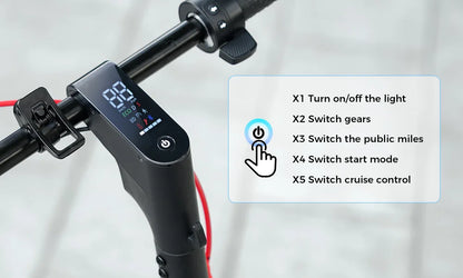 ISCOOTER W7 Electric Scooter Adults 650W motor 36V10.5Ah E-Scooter 8.5"Inflatable road Tires Foldable EScooter.