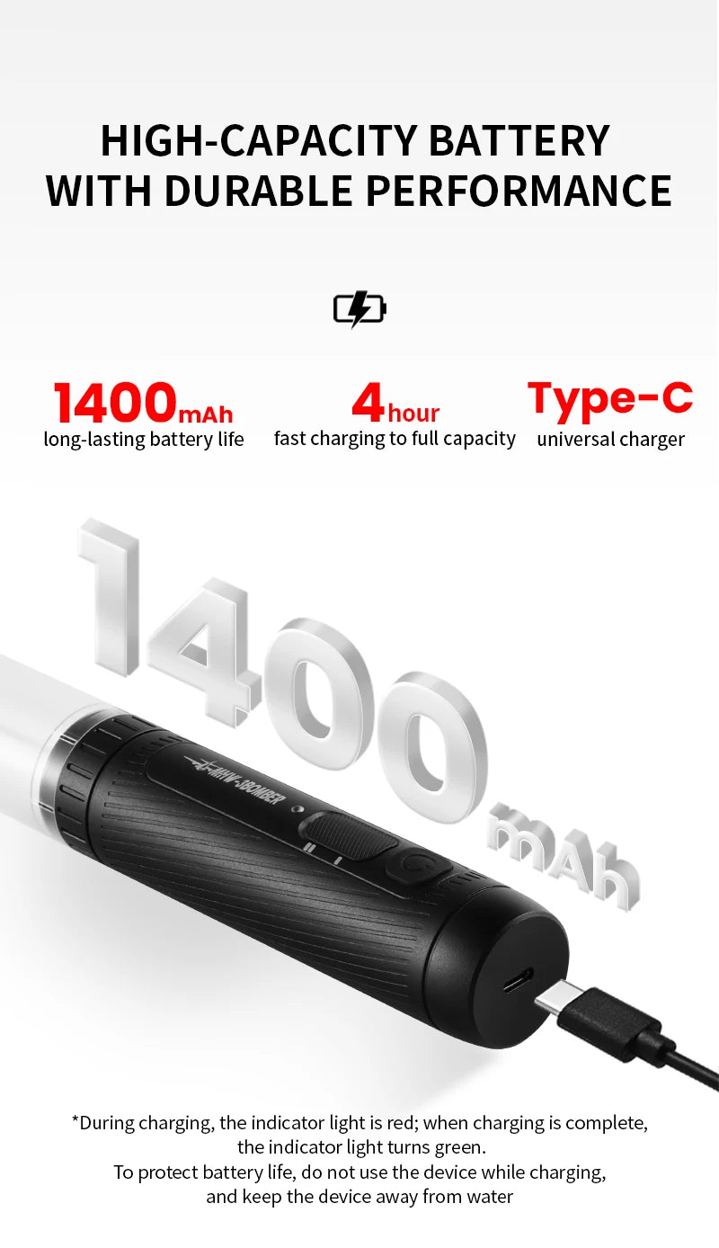 MHW-3BOMBER Official Electric Milk Frother Portable Home Barista Tools Kitchen Accessories