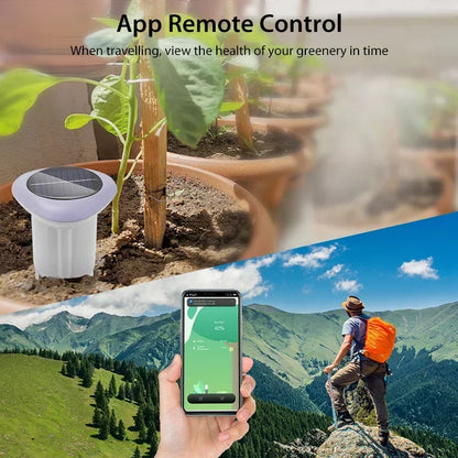 Tuya Smart ZigBee Solar Boden Sensor Temperatur und Feuchtigkeit Meter Thermo Hygrometer Home Garten Automatisierung Bewässerung Detektor.