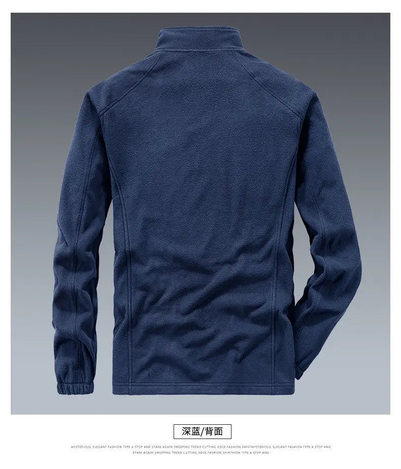 Men's Spring Autumn Jacket Thickened High-end Knitted Jacket Cardigan Outerwear Coat.