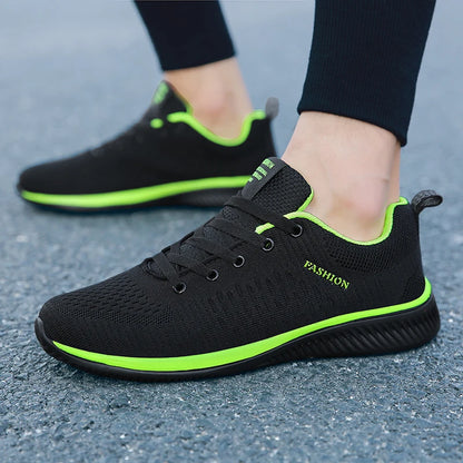 Männer Rennen Gehen Stricken Schuhe Mode Lässig Turnschuhe Atmungsaktive Sport Sportlich Gym Leichte Männer Turnschuhe Casual Schuhe