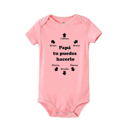 Papa Tu Es Le Meilleur Baby Body Niedlicher Sommer Baby Strampler Body Jungen Mädchen Kleidung Outfits Babykleidung Vatertagsgeschenk