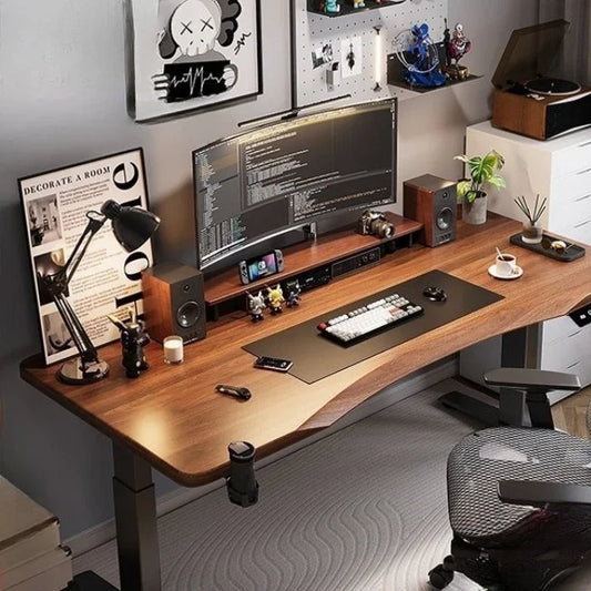 Elektrischer höhenverstellbarer intelligenter Stehschreibtisch, Computer-Workstation, Heimbüro, Gaming-Tisch, Arbeitszimmer, Schreibtisch, Desktop-Computer