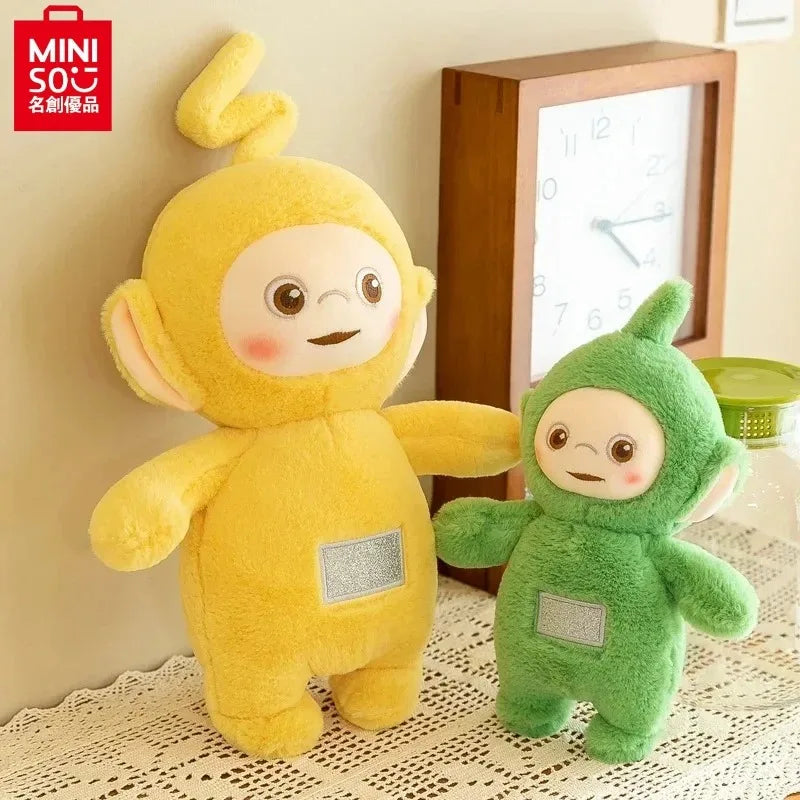 MINISO Teletubbies cartoon doll plush toy soothing doll receiver cute doll decoration boy and girl birthday Halloween gift..