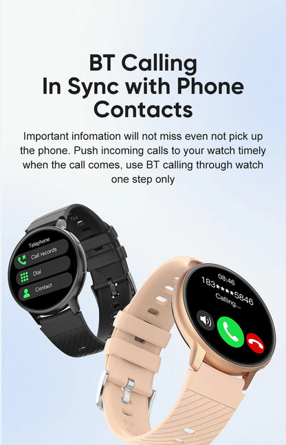 LIGE Bluetooth Call Smart Watch Women Custom Dial Steel Watches Men Sports Fitness Tracker Heart Rate Smartwatch For Android IOS.