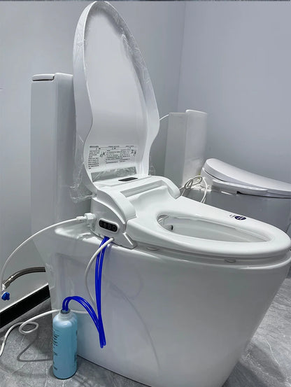 Intelligenter elektronischer Toilettensitzbezug – kabellose Fernbedienung, 3-in-1-Warmsystem, wassersparend – beheizt, trocken, waschen für modernes Badezimmer