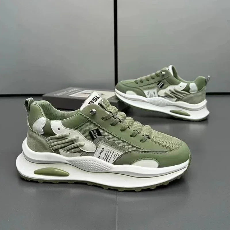 Brand Men Sneakers Thick Sole Comfortable Running Shoes Male Outdoor Mesh Sports Shooes Fashion Men Walking Shoes tenis hombres.