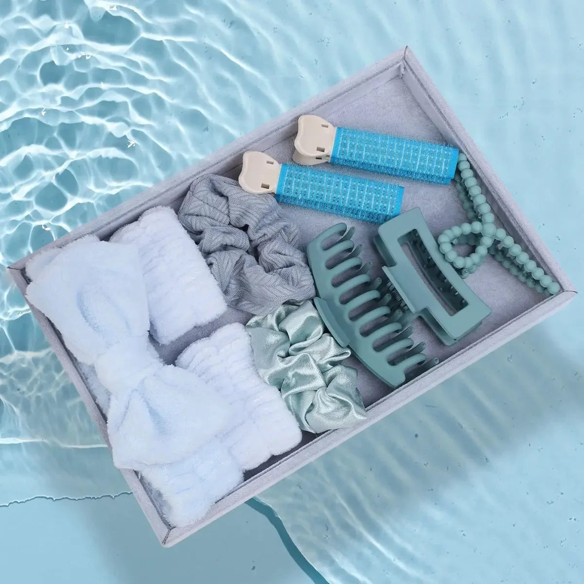 58-Piece Hair Accessories Set Butterfly End Hair Ties Shark Clip Flower Hair Grips Hair Bands Hair Accessories for Women Girls