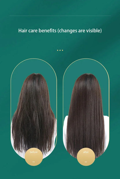 Thermostatic hair straightener Comb 5 temperature settings Straightening brush Quick heat professional hair straightening brush