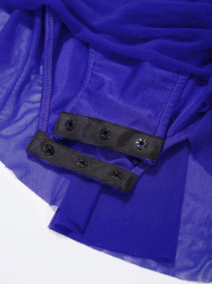 Kinder Mädchen Ärmellose Ausschnitt Strass Eiskunstlauf Trikot Kleid Lyrical Dance Gymnastik Akrobatik Leistung Kostüm.