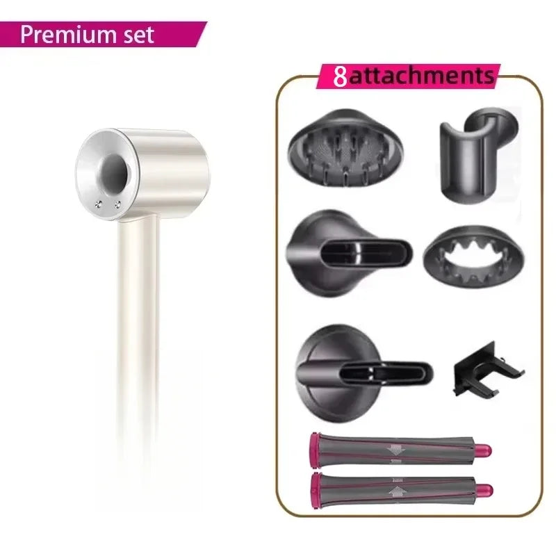 Super Hair Dryer 220V Leafless Hair Dryer Personal Hair Care Styling Negative Ion Tool Schedule Negative Ion Electric Dryer 2.7M.