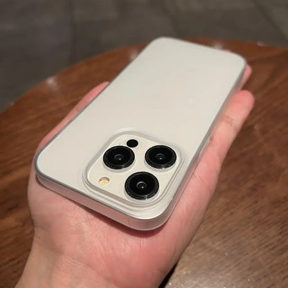 Ultra Thin Matte Hard PC Translucent Clear Phone Case For iPhone 17 16 15 14 Plus 13 12 Pro Max Shockproof Slim Skin Back Cover.