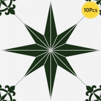 1pc/10pcs Floor Tile Sticker Self Adhesive Floor Sticker Vinyl Non-slip Floor Tile Sticker Wall Sticker Waterproof 20cm x 20cm