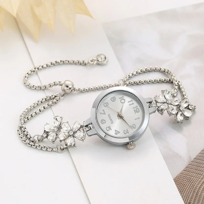 Womens Watches Brand Vintage Rhinestone Quartz Bracelet Watch Women's Watch Women Watches Luxury Relógio Feminino นาฬิกาข้อมือ.