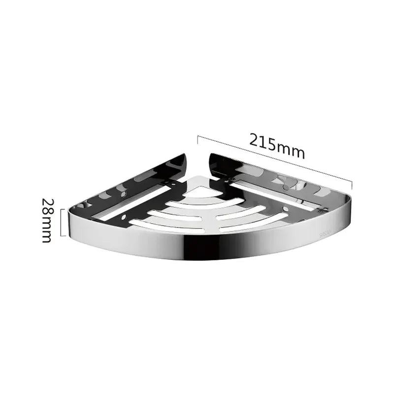 Bad Edelstahl Dusche Regal Wand-montiert Dreieck Korb Ecke Stehen Shampoo Dusche Gel Lagerung Halter Zubehör