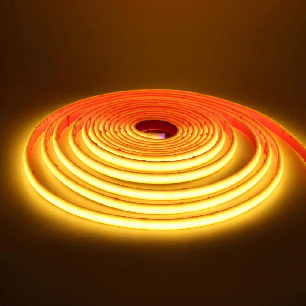 12V 24V COB Led Neon Strip Light Tape Waterproof IP68 320 LEDs Flexible Milk Tube Liner Lighting 10 Colors 0.5m 1m 2m 3m 4m 5m