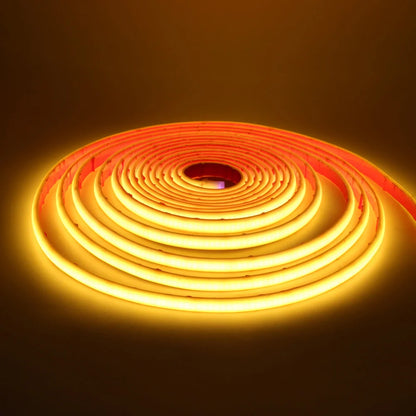 12V 24V COB Led Neon Strip Light Tape Waterproof IP68 320 LEDs Flexible Milk Tube Liner Lighting 10 Colors 0.5m 1m 2m 3m 4m 5m