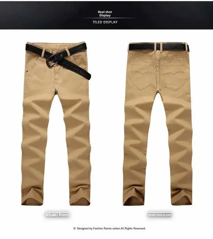 Frühling Sommer männer Hosen Farbe Gerade Bein Hosen Jugend männer Tragen Koreanischen Stil Slims Glättet Silhouette Dünne handel Hosen