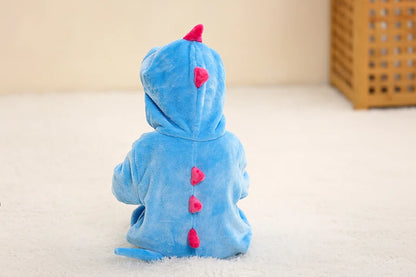 MICHLEY Winter Baby Strampler Mit Kapuze Flanell Cosplay Kleinkind Infant Kleidung Insgesamt Bodys Overall Kostüm Für Kinder Mädchen Junge