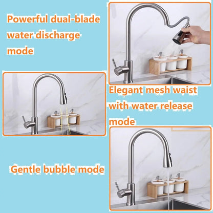 Universal Kitchen Pull Out Faucet Sprayer Nozzle 3 In 1 Durable Water Saving Shower Spray Head Kitchen Sink Shower Spray Head