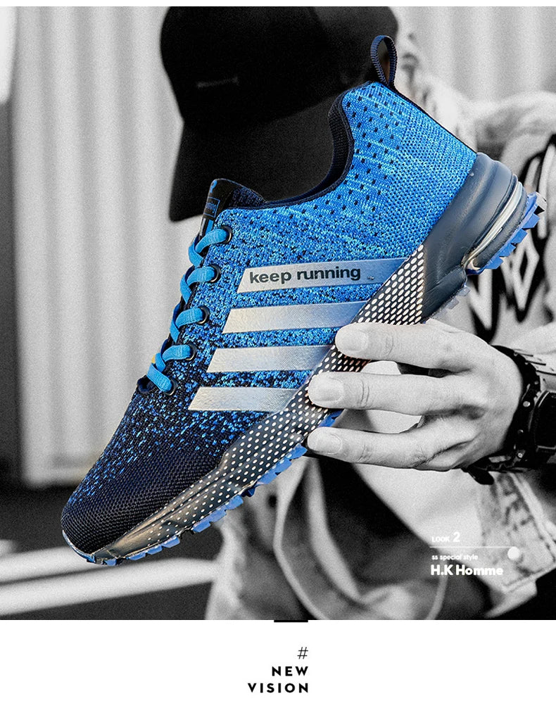 Fashion Sneakers Men Shoes Casual Chunky Breathable Basketball Shoes Light Plus Size Summer Non-slip Run Sports Vulcanize Shoes