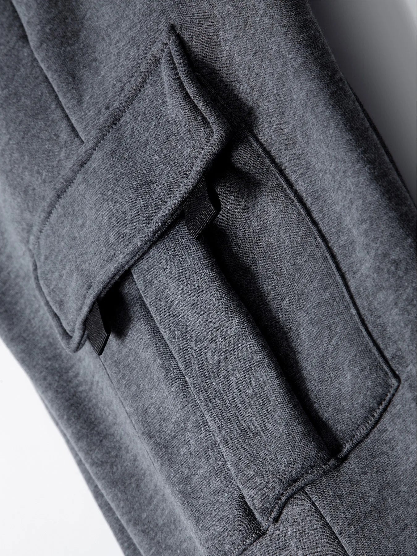 Men's Fleece Lined Casual Sports Long Pants Workwear Drawstring Jogging Pants Casual Multi Pockets Baggy Pants Men's Sweatpant.