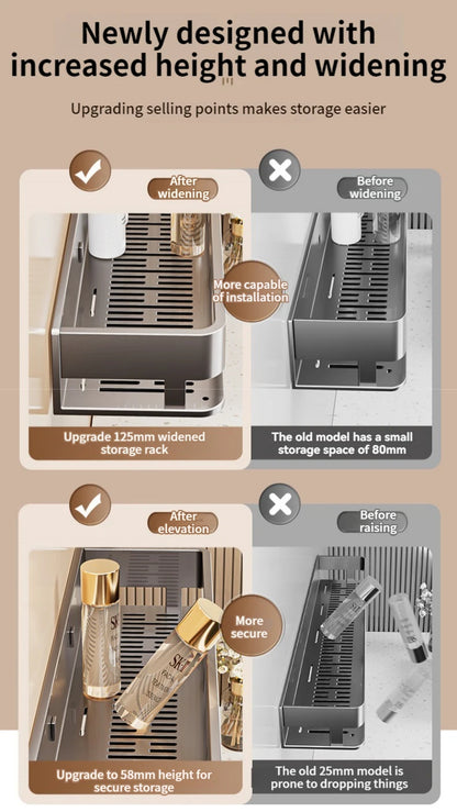 Bad regal Bad regal Toilette Aluminium Hänge gestell Bad Veranstalter hängen Küche Lagerung