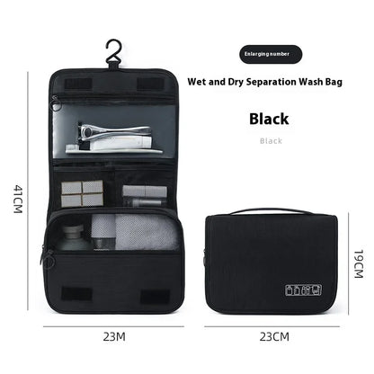 Foldable Toiletry Bag Organizer Hanging Storage Bathroom Makeup Case Cosmetic Bag Travel For Travel Business.