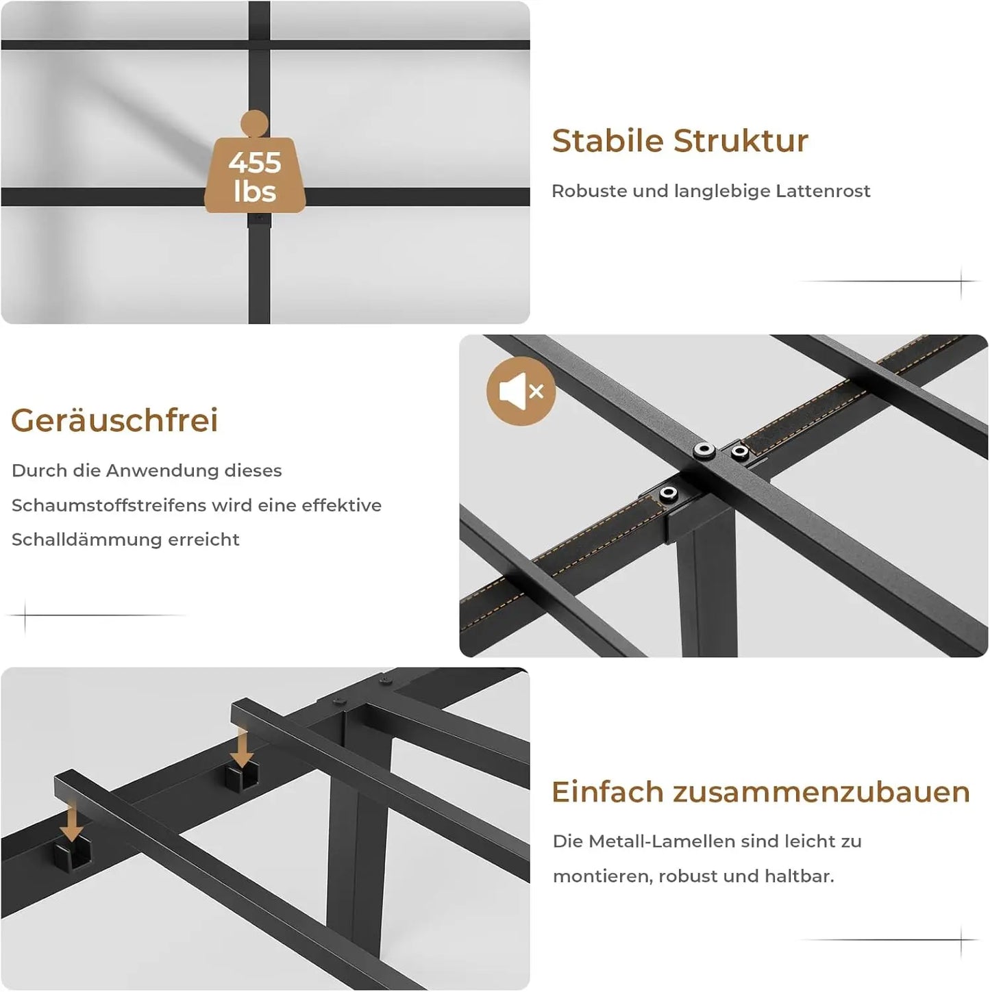 140 x 200 cm großes Polsterbett mit Doppelbettrahmen und LED-Beleuchtung und Ladestation. Kopfteil inklusive schwebendem Bettdesign