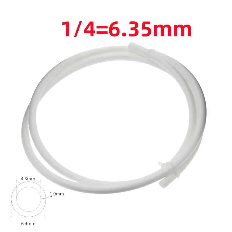1/5/10/20meter Food Grade 1/4" 3/8" PE OD NSF Certified Tubing for Reverse Osmosis De-ionized Water Purifier Filtration Systems