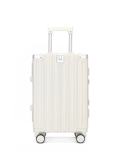 Studentenkoffer mit Aluminiumrahmen, großes Fassungsvermögen, Trolley-Koffer, neue, starke und langlebige Passwortbox, Herren- und Damen-Universalrad.