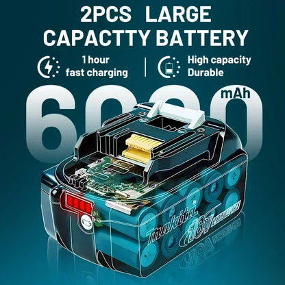 100% Original Makita 18V 6.0Ah battery, for Makita BL1830， BL1830B， BL1840 ，BL1840B ，BL1850 BL1860B power tools battery.