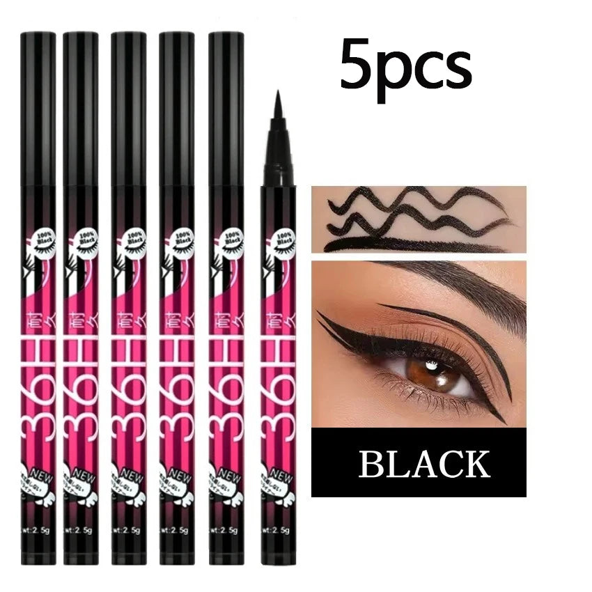 Make Up Ultimate Black Liquid Eyeliner Long-lasting Waterproof 36H Ultra Fine Eye Liner Pen High quality Cosmetic Beauty Tools.