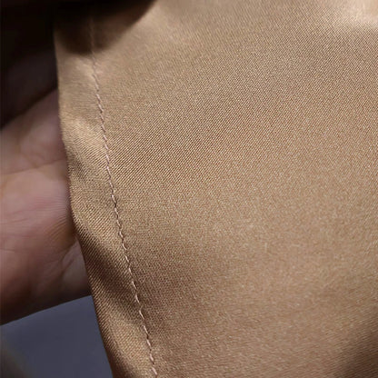 Women Fashion Satin Solid Pleated Midi Skirt Vintage Mid Elastic Waist Female Chic Lady Skirts Korean Pencil Skirt Silk like.